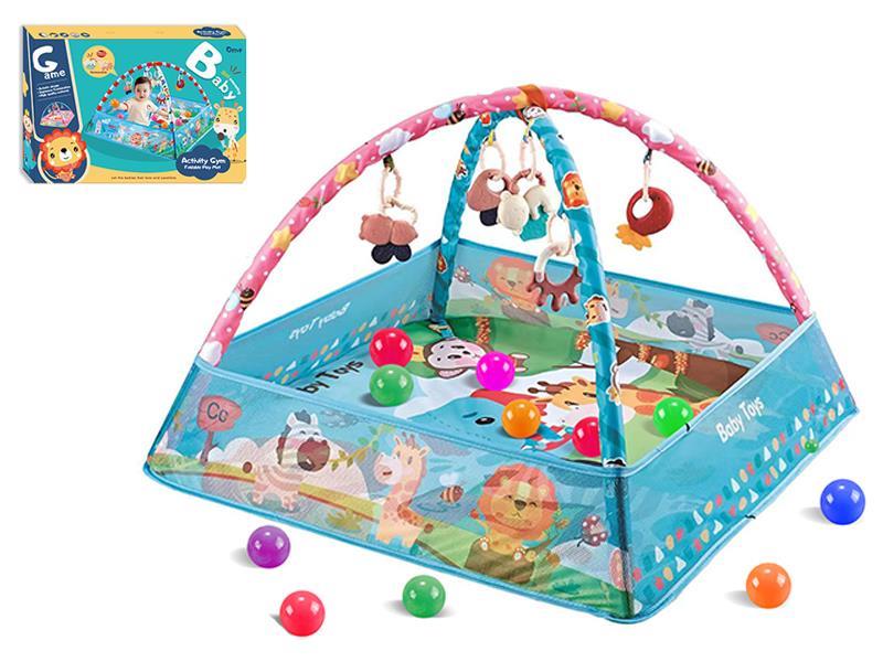 Multifunctional Fence Fitness Blanket With 18 Ocean Ball