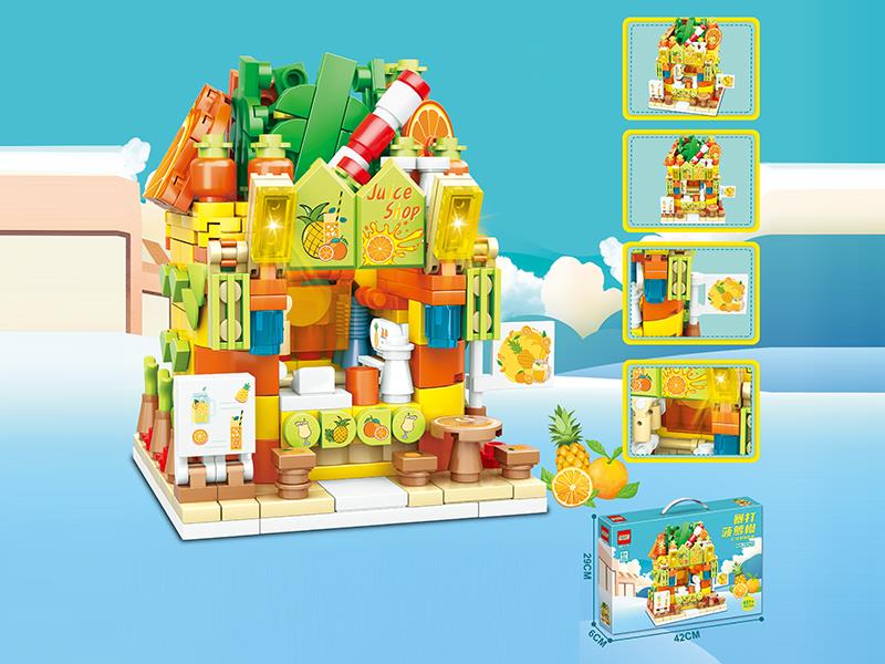 457+pcs Street Scene Series Building Blocks