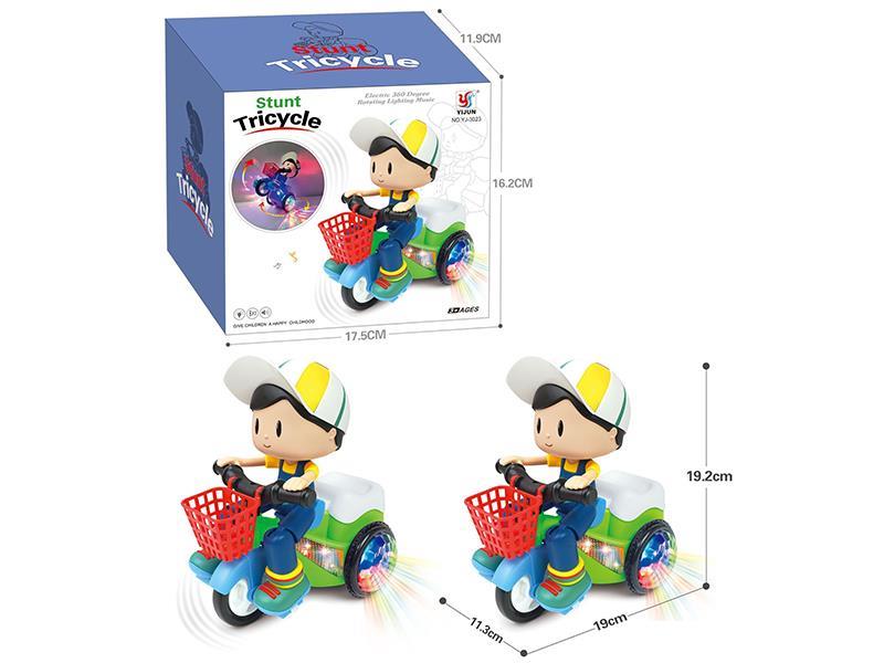 B/O 360° Rotating Tricycle