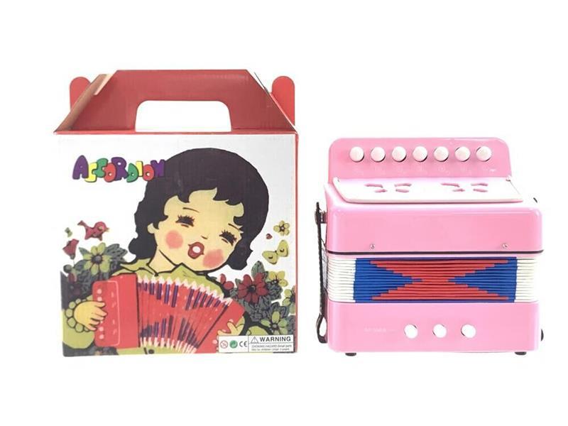 7-Key Accordion (Pink)