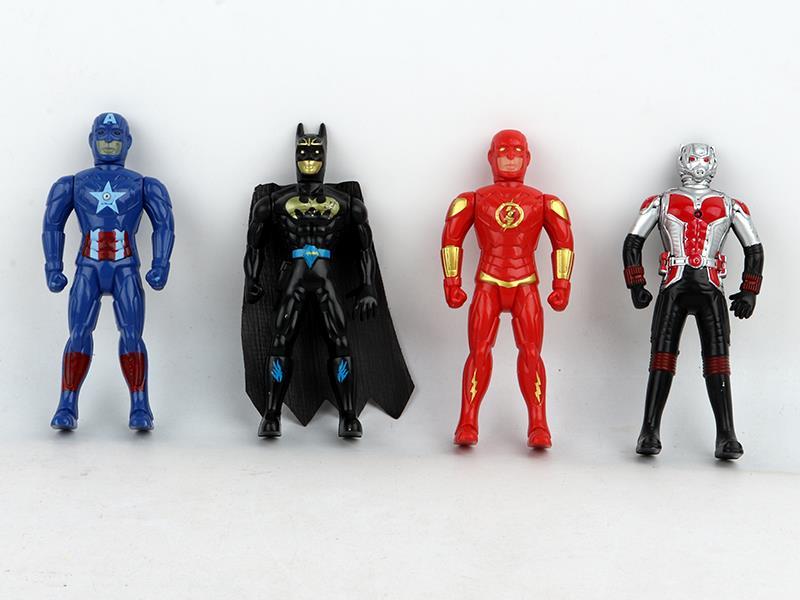 4Pcs Heroes Toy With Light