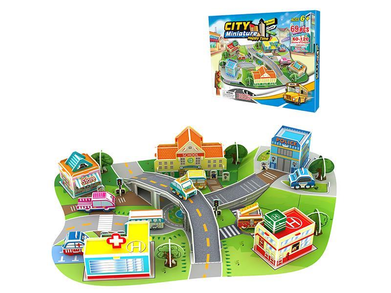 City Miniature 3D Puzzle 69pcs
