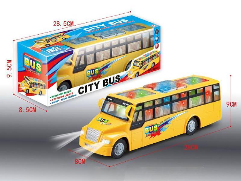 B/O Go And Bump Bus With Light