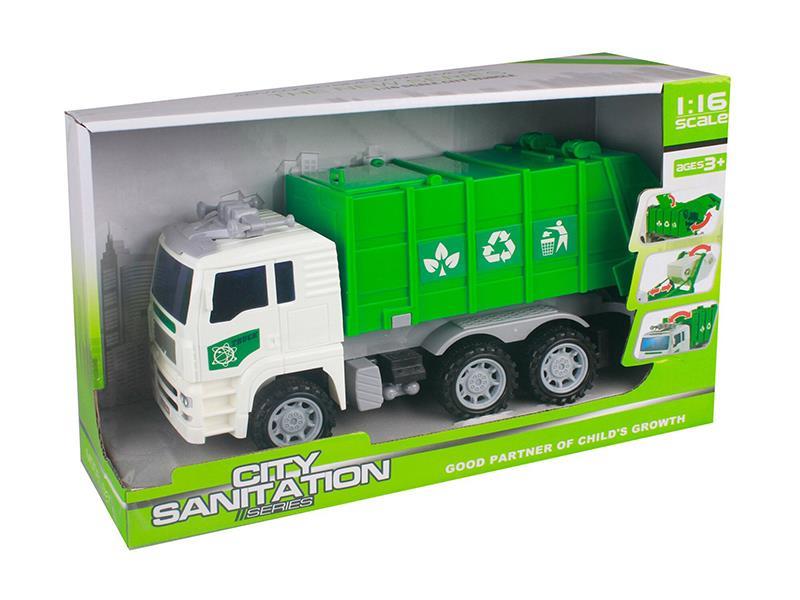 1:16 Friction Sanitation Truck Without Light,Music
