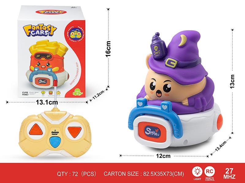 27Mhz 2-Channel Remote Control Vinyl Witch Car(With Lights)