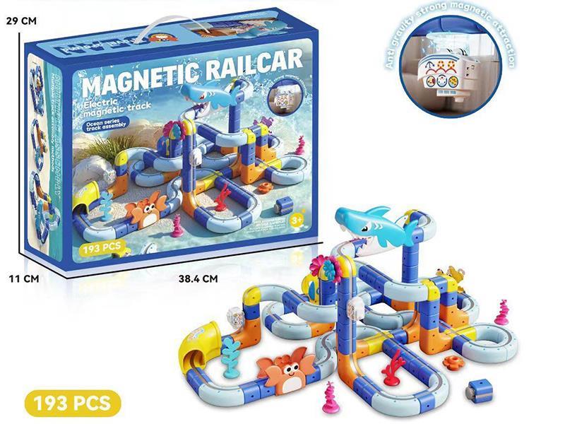Magnetic Rail Car 193pcs