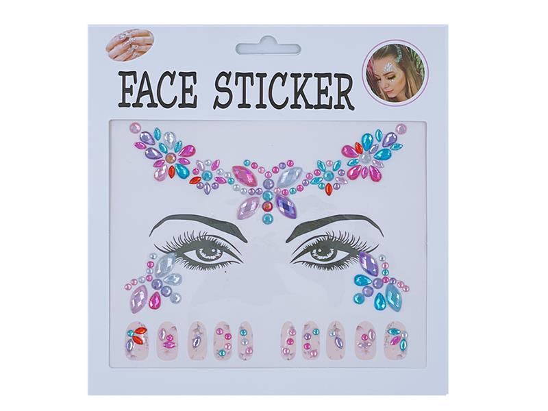 Face Crystal Stickers