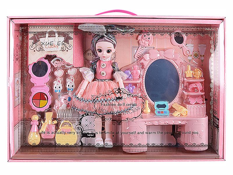 30cm Fashion Doll Dresser Decoration Set