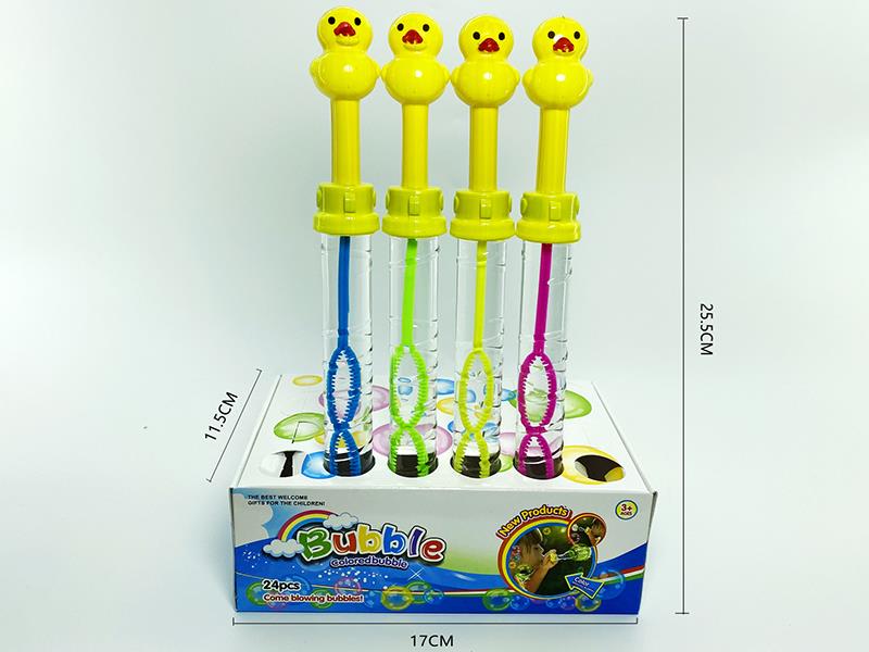 Yellow Duck Bubble Sticks 24pcs