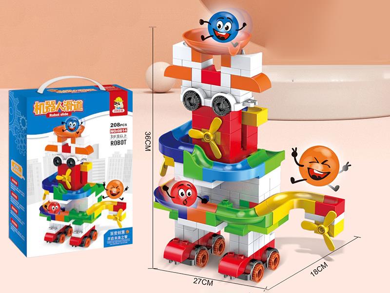Robot Slide Building Blocks