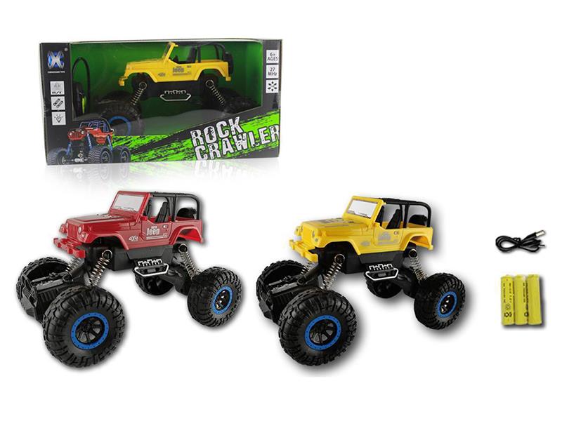 4CH Remote Control Jeep Off-Road Vehicle With Light(Included Batteries)