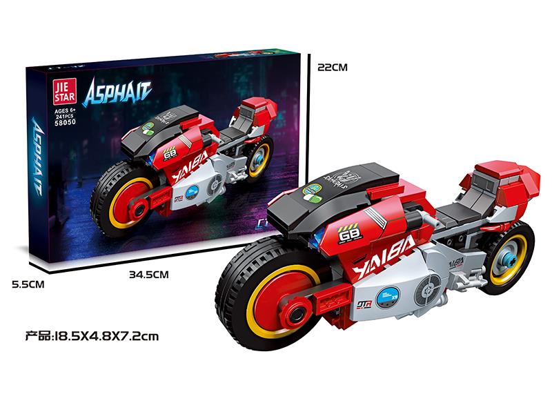 CT-3X Motorcycle Model Building Blocks 241pcs