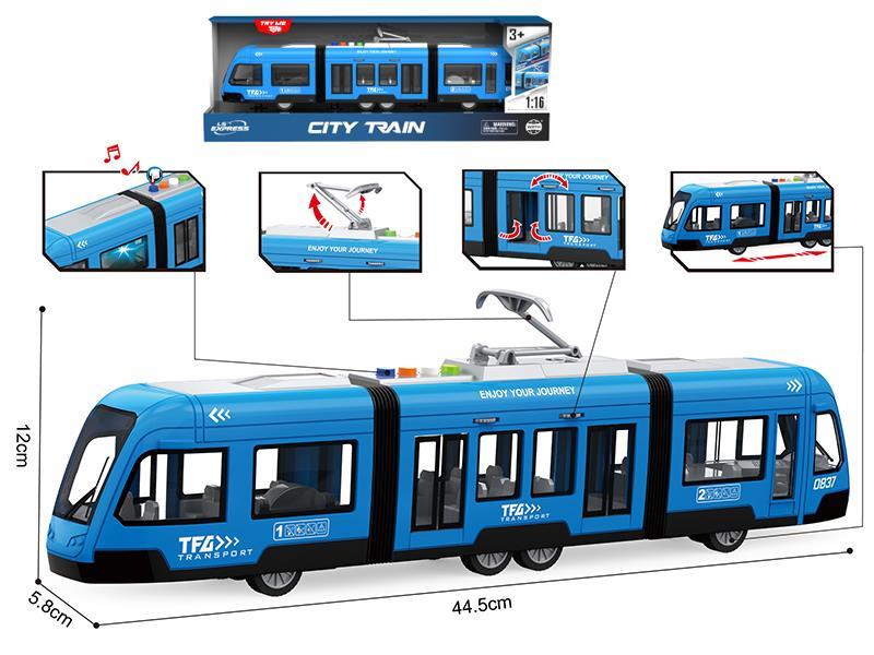 1:16 Friction Tram(Opening Door,Light & Sound)
