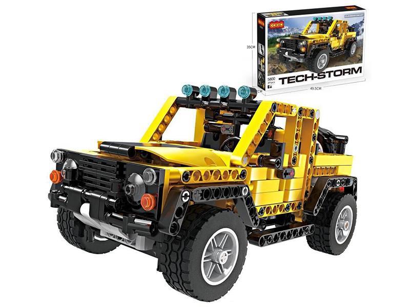 Tech-Storm Series Small Particle Building Blocks - Off Road Racing Car 494PCS