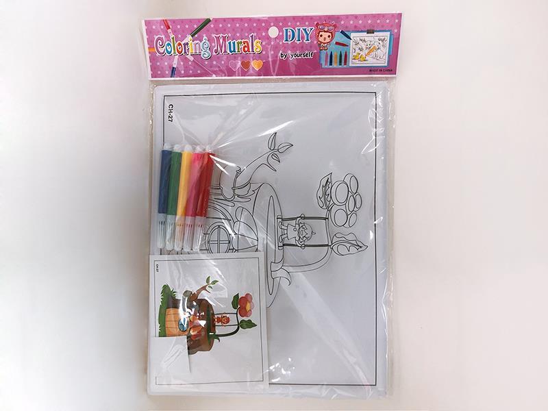 DIY Coloring Murals