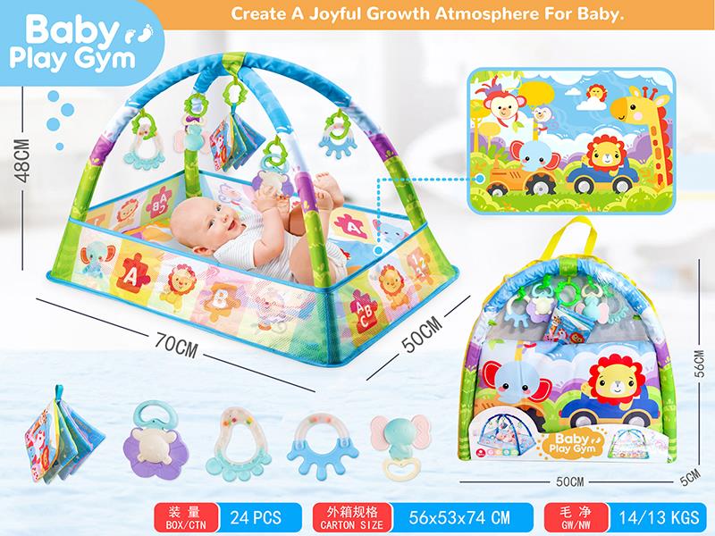 Baby Fence Fitness Blanket Crawling Mat(Green)