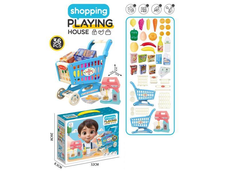 Shopping Cart Blender With Cash Register