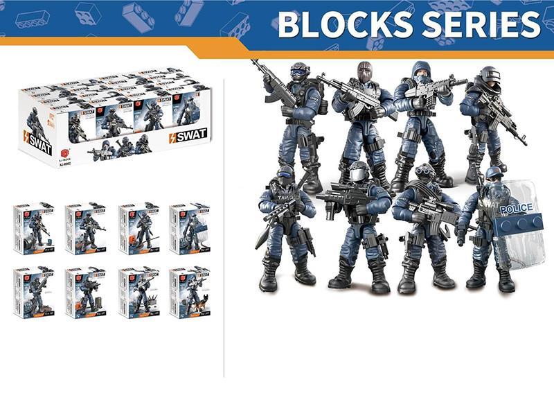 SWAT Building Blocks 16 Small Box
