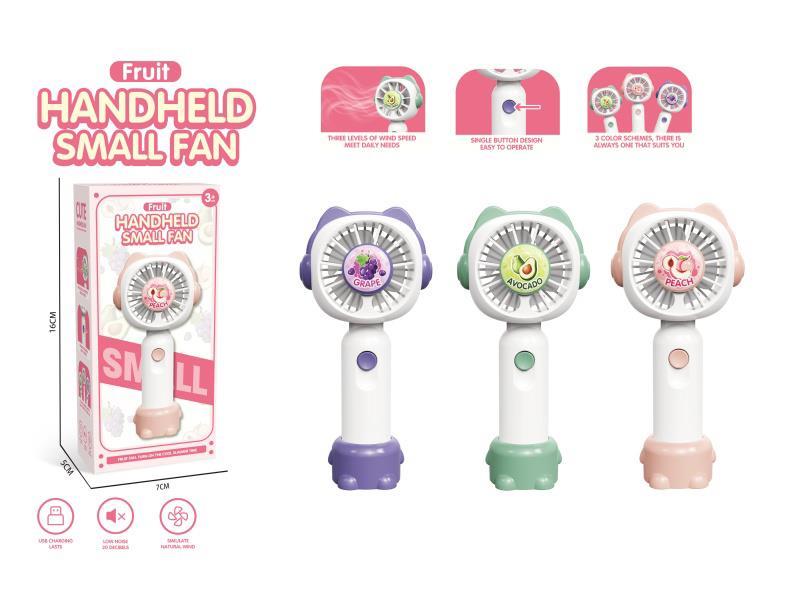 Fruit Handheld Fan Charging Handheld Fan (With Base) 3 Wind Speeds