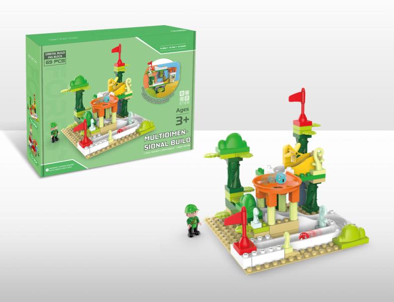 Multidimensional Building Blocks - Forest 69PCS