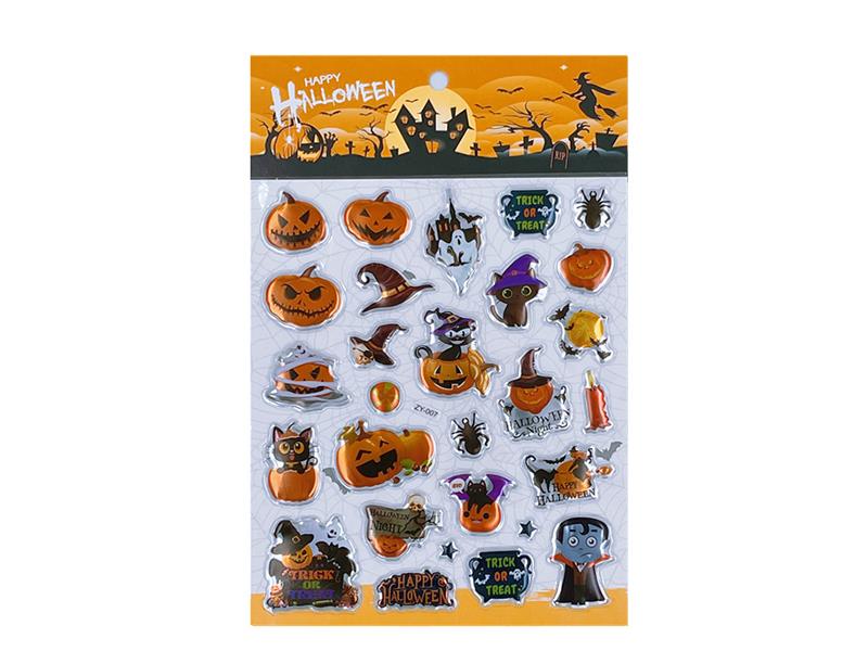 Large Size Halloween 3D Puffy Stickers