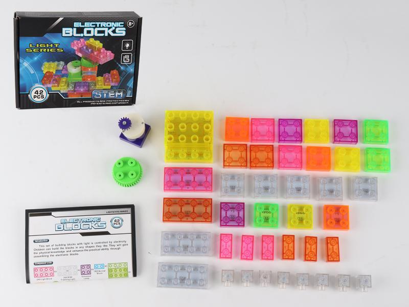 42PCS Building Blocks With Light