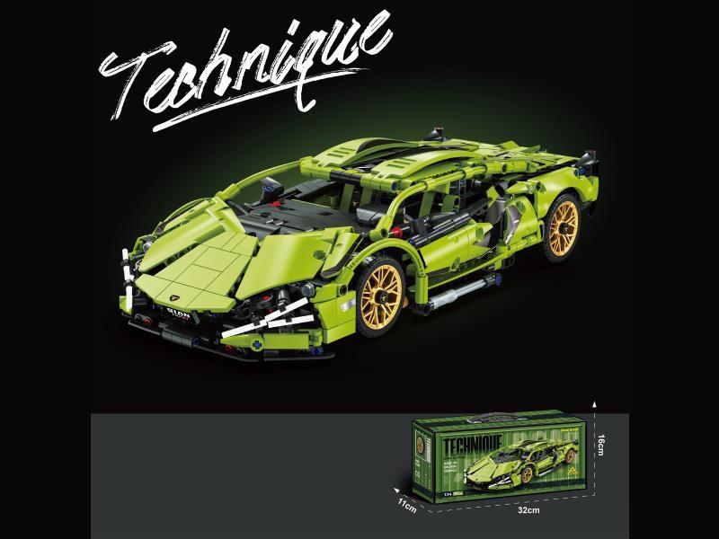 1:14 Drift Edition Little Green Bull [In English Container Box]1280 Pieces