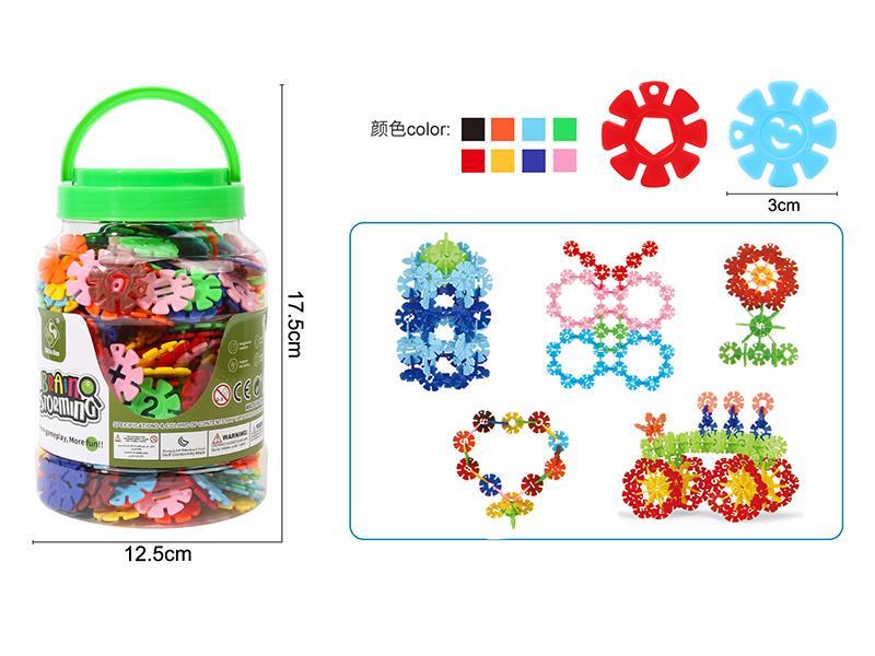 3CM Snowflake Building Blocks 500pcs