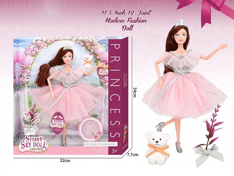 11.5 Inch 12-Joint Garden Princess Doll