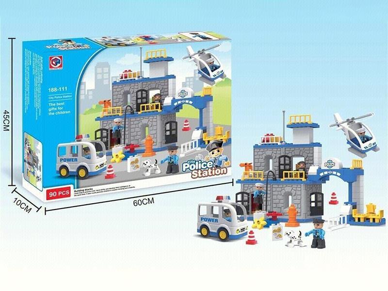 Police Station Building Blocks 90pcs