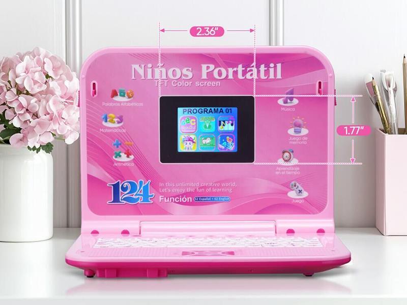 English And Castellano Color Screen Learning Machine 124 Functions(With USB)