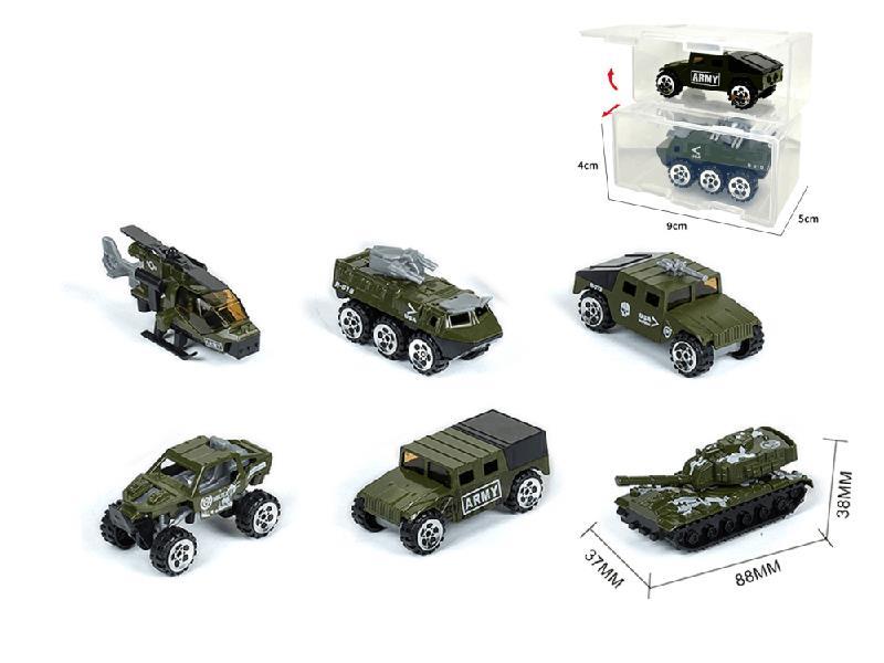 1:64 Slide Alloy Military Truck