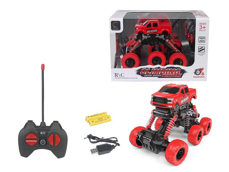 R/C Four Way Six Wheel Off-Road Pickup Truck