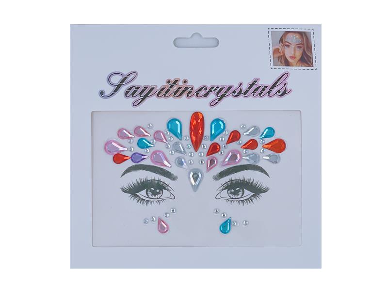 Face Crystal Stickers