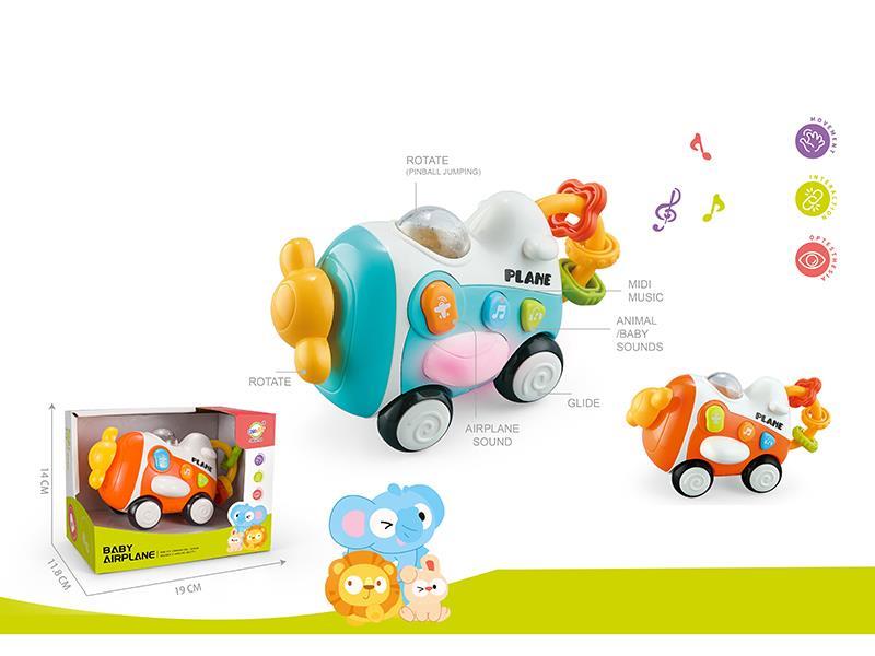 Baby Sound And Llight Gliding Plane