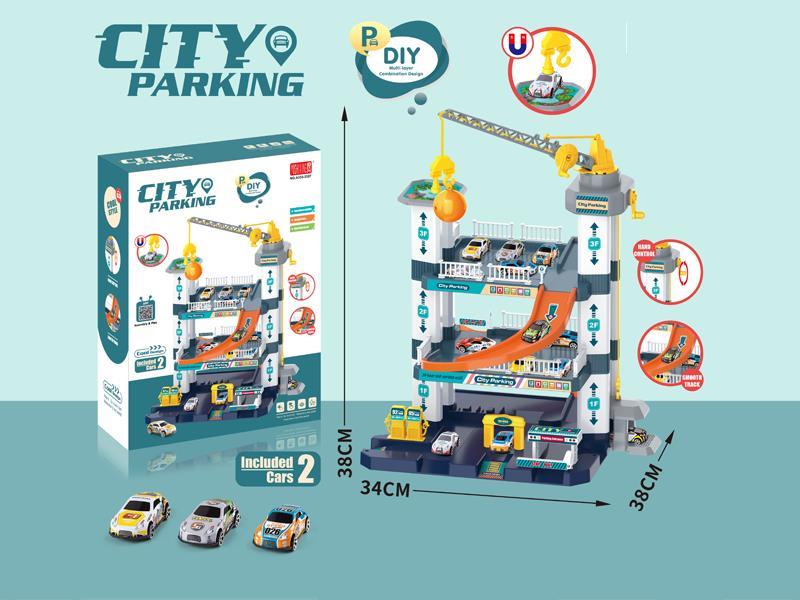 Parking Lot On The Third Floor Of The City Building