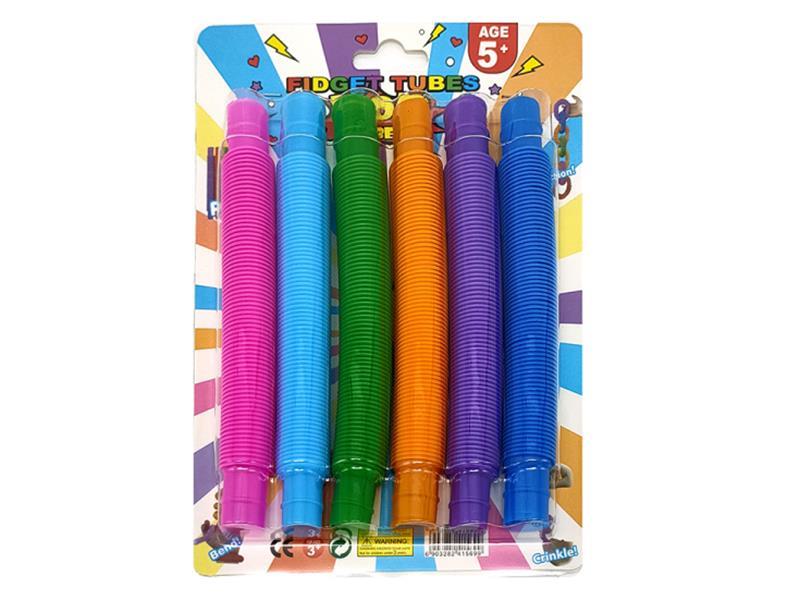 6 Multicolor Decompression Telescopic Tubes