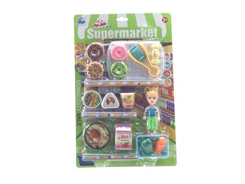 Supermarket Shelf Food Set