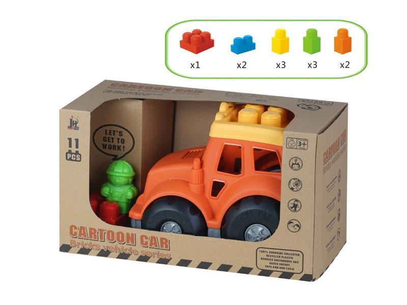 11PCS Intelligent Building Blocks Car