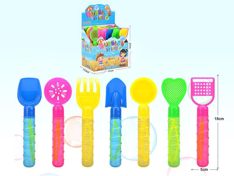 18cm Beach Toy Bubble Stick 24pcs