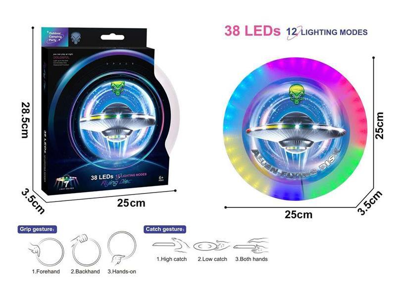 Frisbee With Colorful Lights