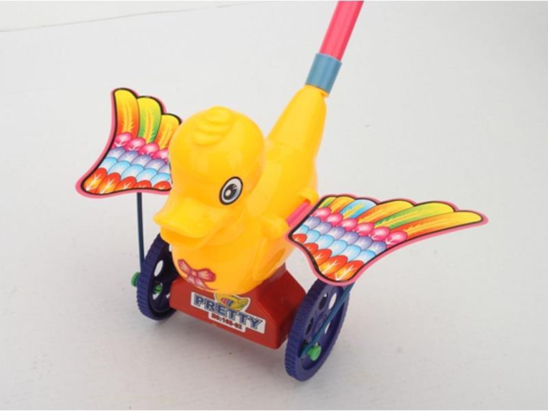 Hand Pushing Duck Toy