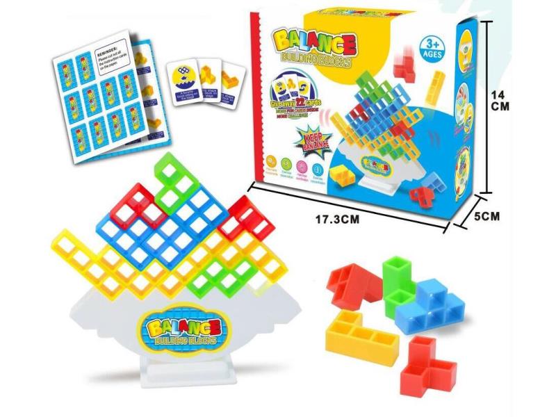 Balancing Jenga Building Blocks
