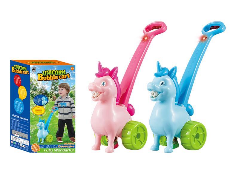 B/O Unicorn Bubble Cart