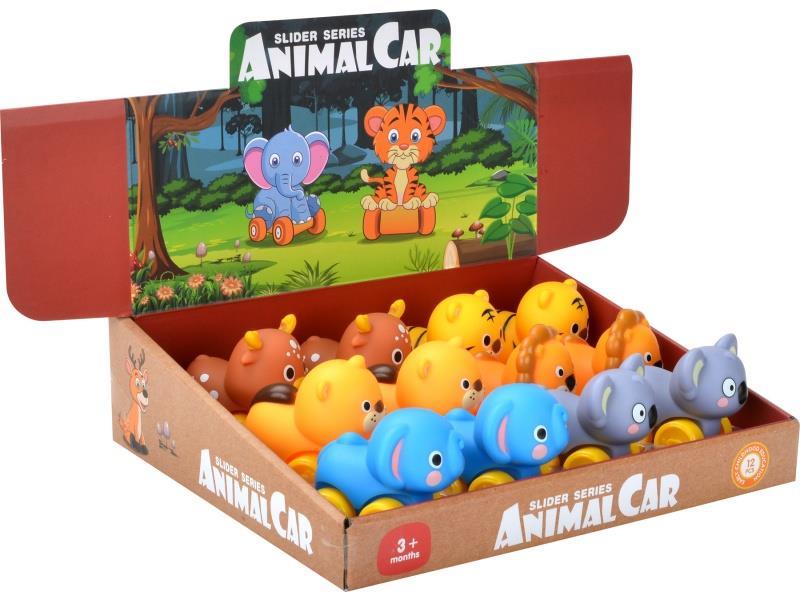 Rubber-Lined Sliding Animals