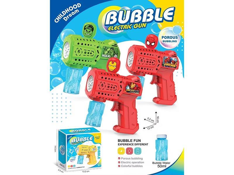 Electric Light Mini 8-Hole Automatic Bubble Gun For League Of Legends (4 Aa Sections Not Included)