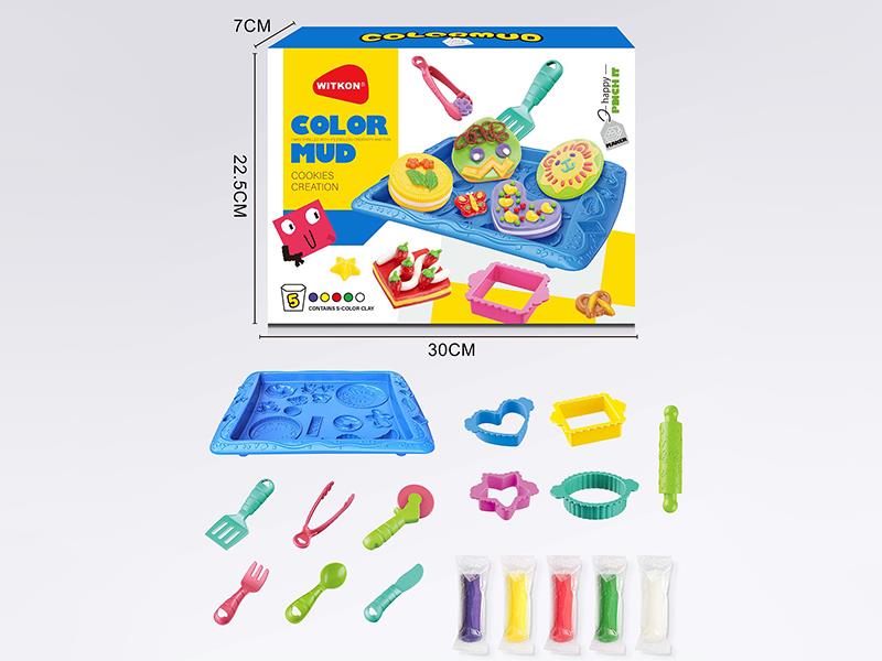Color Clay Cookies Creation Toy