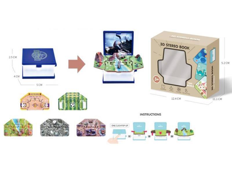 3D Folding Explosives Book