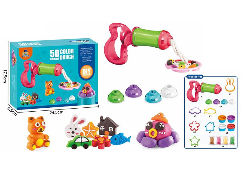 Color Dough Noodle Machine Set