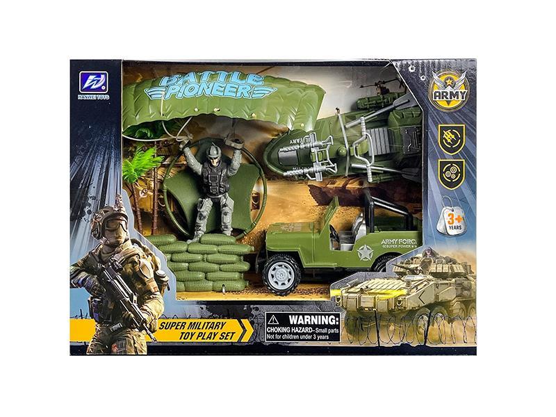 Military Scene Set (Chariot)6pcs